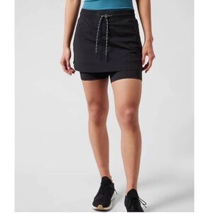 Black Athleta Trekkie Skort
